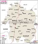 Shivpuri Railway Map