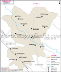 Shrawasti District Map