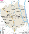 Sitapur District Map
