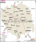 Sitapur Railway Map