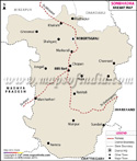 Sonbhadra Railway Map
