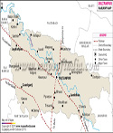 Sultanpur Railway Map