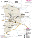 Surajpur District Map