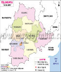 Telangana Tehsil Map