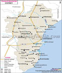 Thoothukudi (Tuticorin) District Map