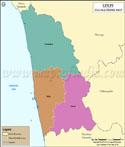Udupi Tehsil Map