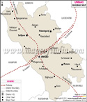 Unnao Railway Map