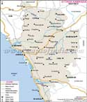 Uttar Kannad District Map