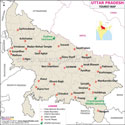 Uttar Pradesh Travel Map