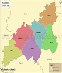 Washim Tehsil Map