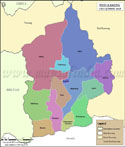 West Kameng Tehsil Map