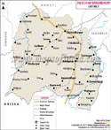 West Singhbhum District Map