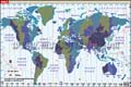 World Time Zones Map