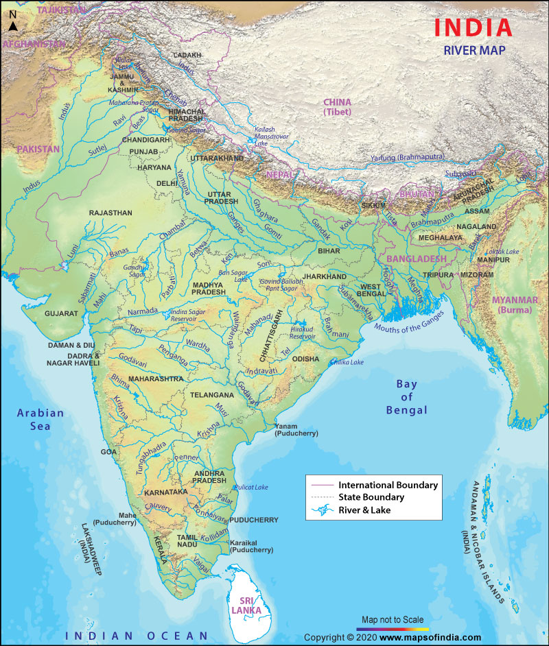 Map Of Rivers In India Zip Code Map Images and Photos finder