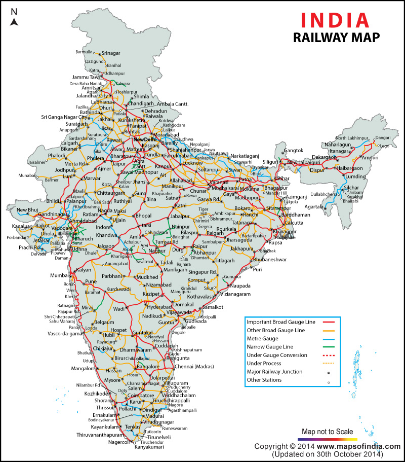 indian railway map route India Railway Map Indian Railways indian railway map route