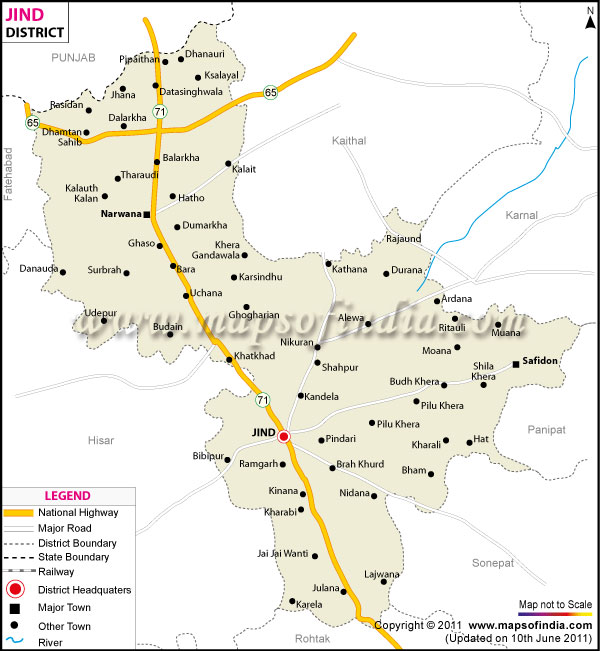 District Map of Jind
