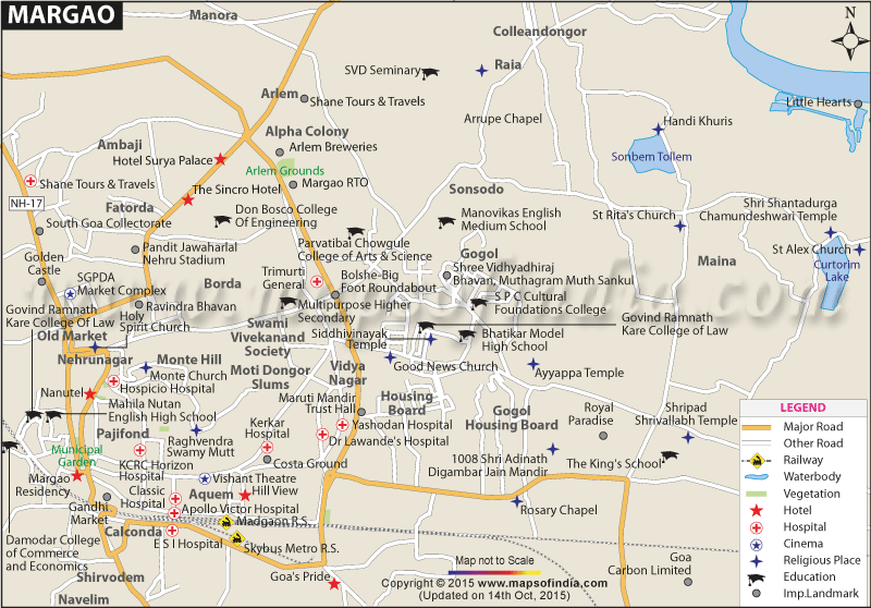 Margao City Map
