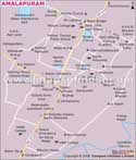 Amalapuram City Map