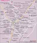 Amravati City Map