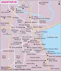 Anantpur City Map	