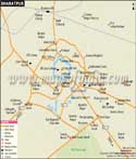 Bharatpur Madhopur City Map