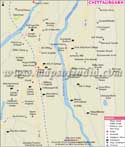 Chittaurgarh City Map