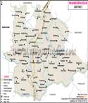 Mahbubnagar District Map