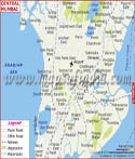 Mumbai Central City Map