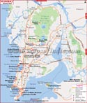 Travel Map of Mumbai