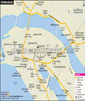 Porbandar City Map