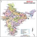 India Railway Zonal Map