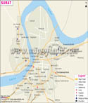 Surat City Map