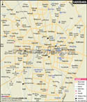 Vadodra City Map