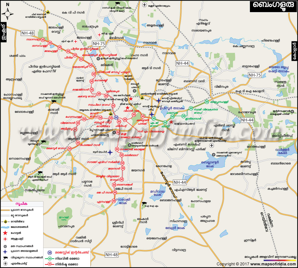 ബെംഗളൂരു ഭൂപടം