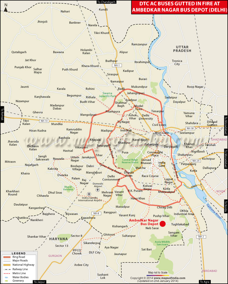 17 DTC AC buses gutted in fire