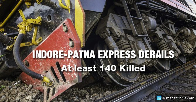 indore patna express derails