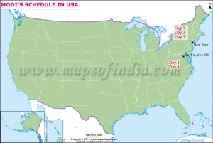 Narendra Modi’s Schedule in USA