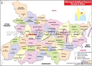 New Delhi-Dibrugarh Rajdhani Express Derails in Bihar | Map in News
