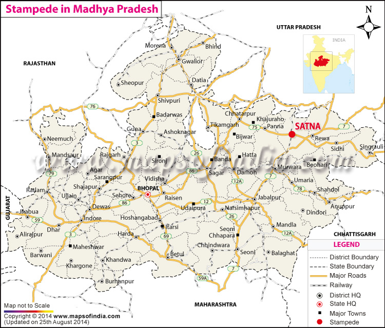 Temple Stampede in Madhya Pradesh