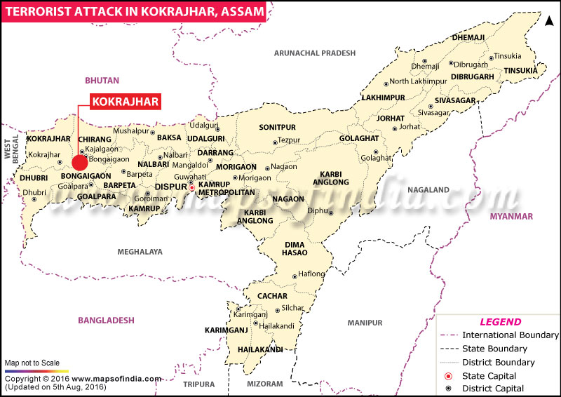Terror Attack in Assam's Kokrajhar