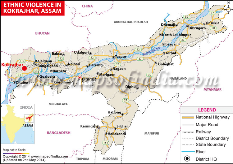Violence in Assam's Kokrajhar