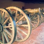 Cannons inside Qila Mubarak Fort