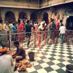 Devotees at Karni Mata Temple