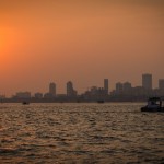 Mumbai-skyline-by-the-sunset