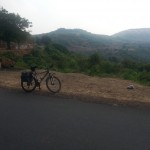 Riding up on a hill