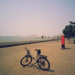 Cycling at Marine Drive