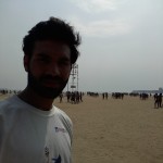 At Marine Drive beach
