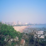 View of Marine Drive and beach from Malabar Hills