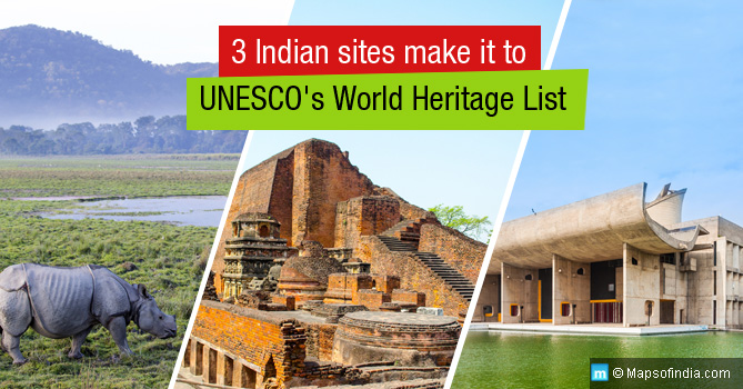 Three Indian sites make it to UNESCO's World Heritage List