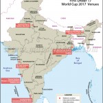 FIFA U-17 World Cup Venue Map